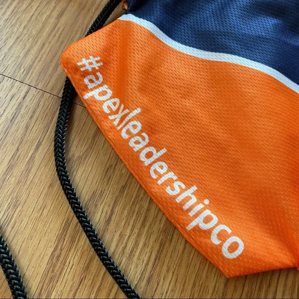 🟢3/$15 🆕 APEX LEADERSHIP DRAWSTRING BACKPACK
